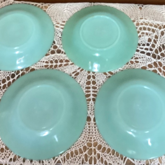 Fire King Jadeite Tea Cup & Saucer (set of 4) - Picture 5 of 7